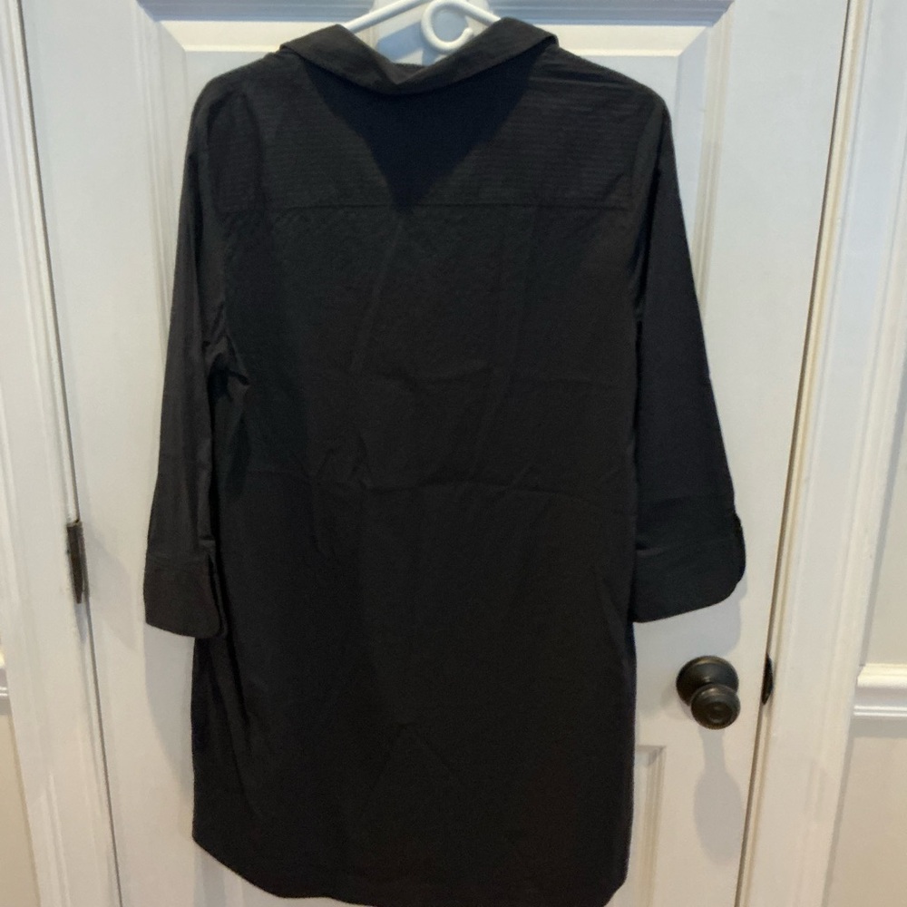 Vineyard Vines black Lucaya Performance Seersucker Dress sz large - Picture 4 of 7
